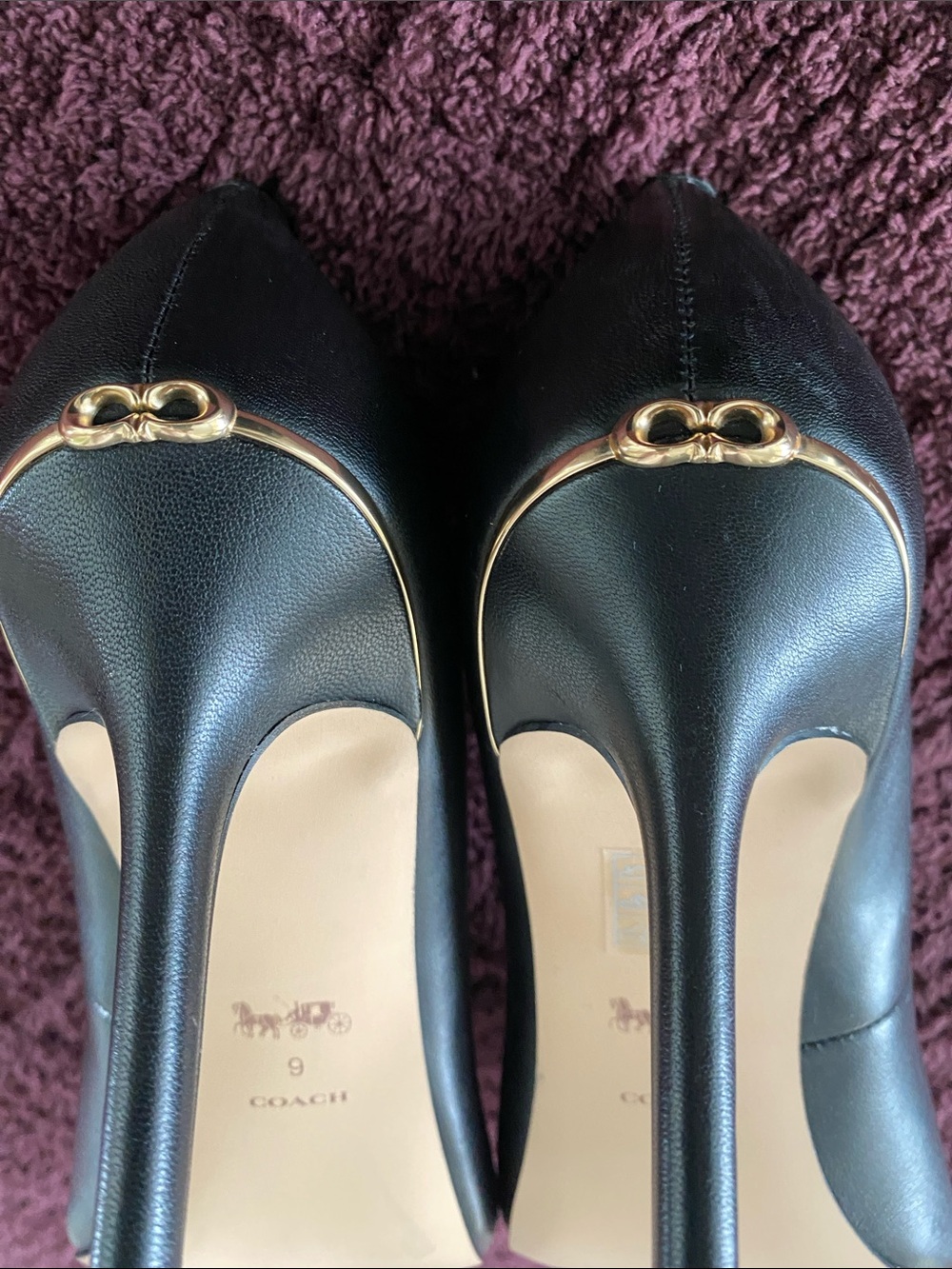 Coach black Pointed-Toe Pumps - Picture 5 of 12